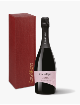 Astuccio da 1 bottiglia Tre Spumante Rosé Extra Dry