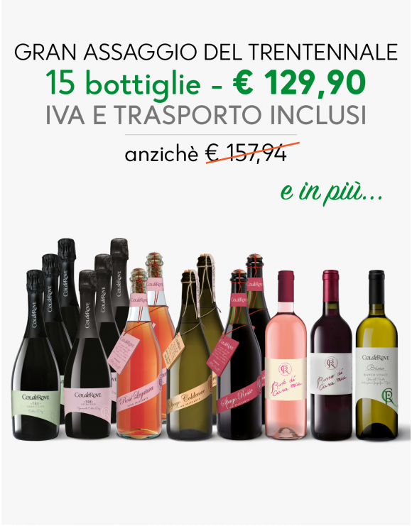Offerta Brindisi di Pasqua 15 bottiglie