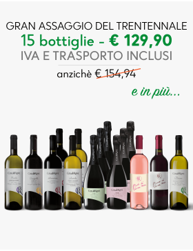 Offerta Brindisi di Pasqua 15 bottiglie