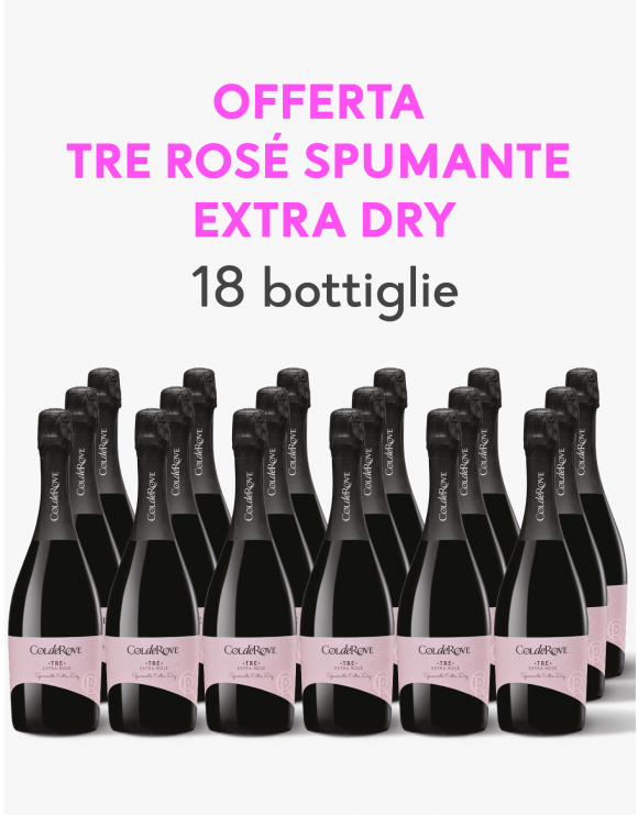 Offerta Bollicine Tre Rosè Spumante