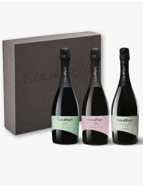 Confezione 3 bottiglie 1 Gran Cuvée Spumante Extra Dry - 1 Prosecco Doc Treviso Extra Dry - TRE Rosé Spumante Extra Dry