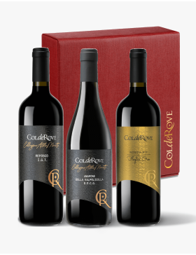 Confezione 3 bottiglie 1 Refosco IGT - Amarone della Valpolicella DOCG - 1 Rosso 917 Foglia Oro