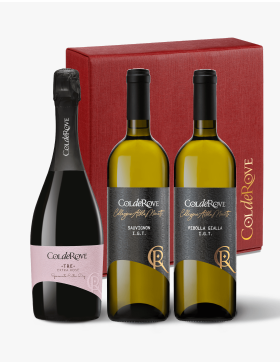 Confezione 3 bottiglie  1 Sauvignon IGT - 1 TRE Rosé Spumante Extra Dry - 1 Ribolla Venezia Giulia IGT