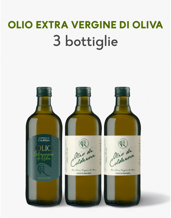 Assaggio Misto Olio Extravergine di Oliva | 2 bottiglie Equilibrato + 1 bottiglia Deciso