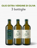Assaggio Misto Olio Extravergine di Oliva | 2 bottiglie Equilibrato + 1 bottiglia Deciso