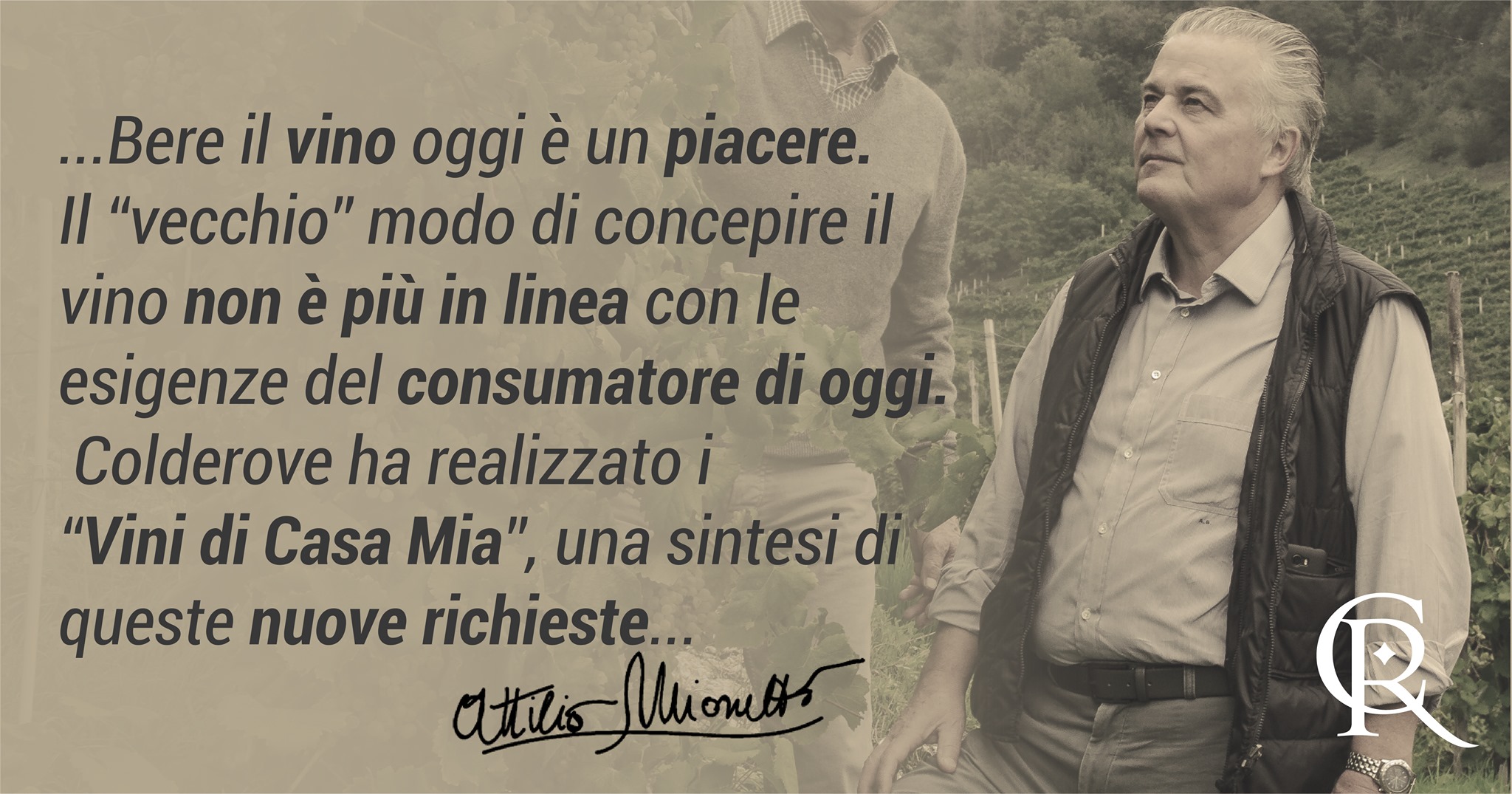 Attilio Mionetto e i Vini di Casa Mia