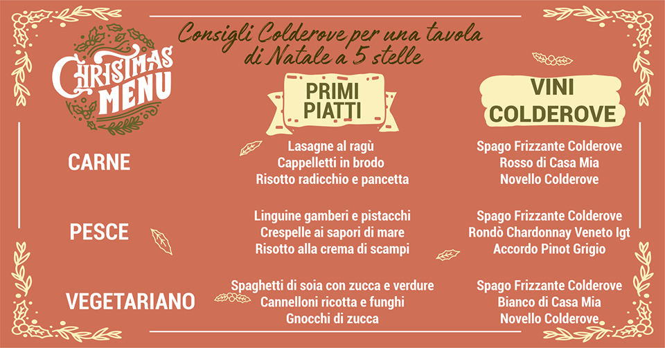 Colderove Primi Piatti Natale