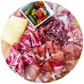 foto Carni rosse, Carni bianche, Salumi, Formaggi